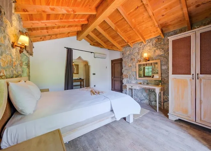 Albavis-10-person Conservative In Kayakoy, Feriehus *